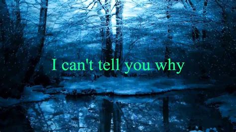 i can t tell you why lyrics